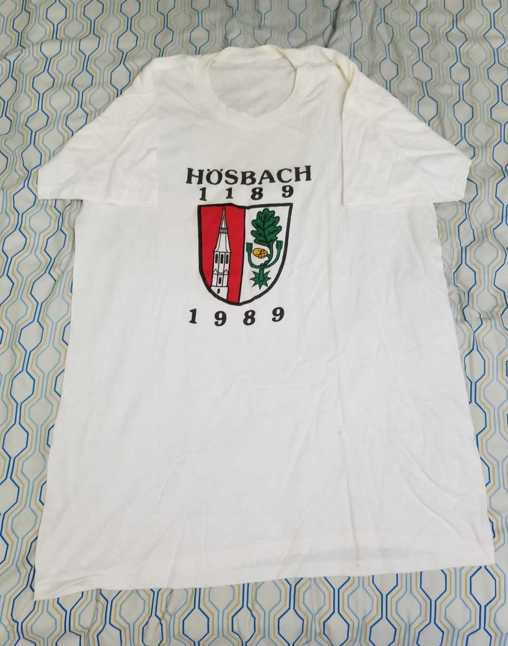 German × Vintage Vintage 80s Hosbach Germany T Sh… - image 2