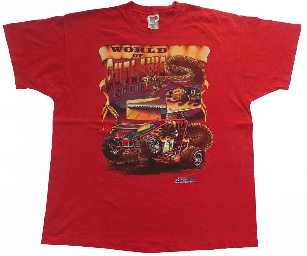 Fruit Of The Loom VTG Y2K Pennzoil World of OUTLA… - image 1