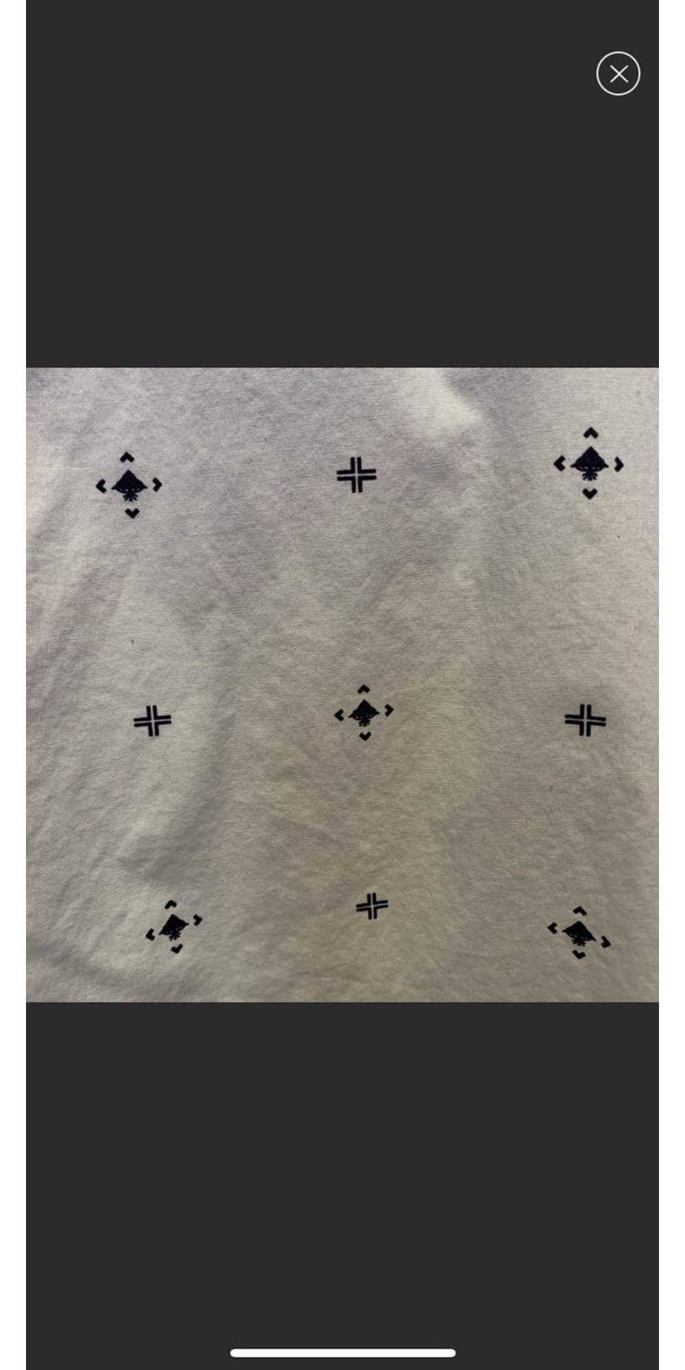 LRG LRG Infantree Pattern Button Down Shirt White… - image 4