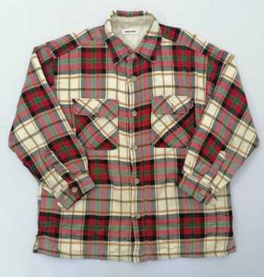 Sand Beige Flannel Longsleeve Buttons Shirt