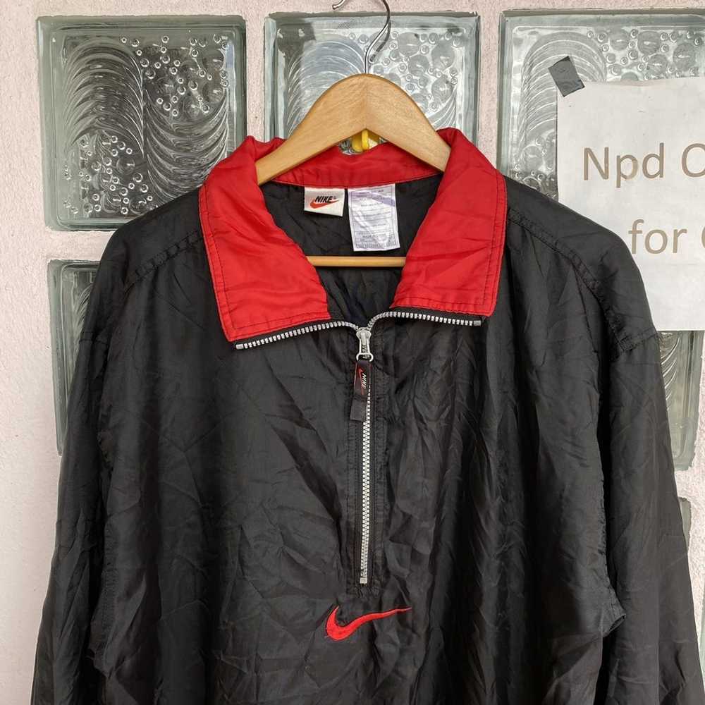 Nike × Streetwear Rare Nike pullover nylon big lo… - image 2