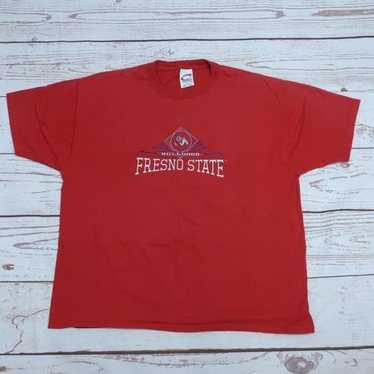 Men's Red Fresno State Bulldogs T-Shirt 