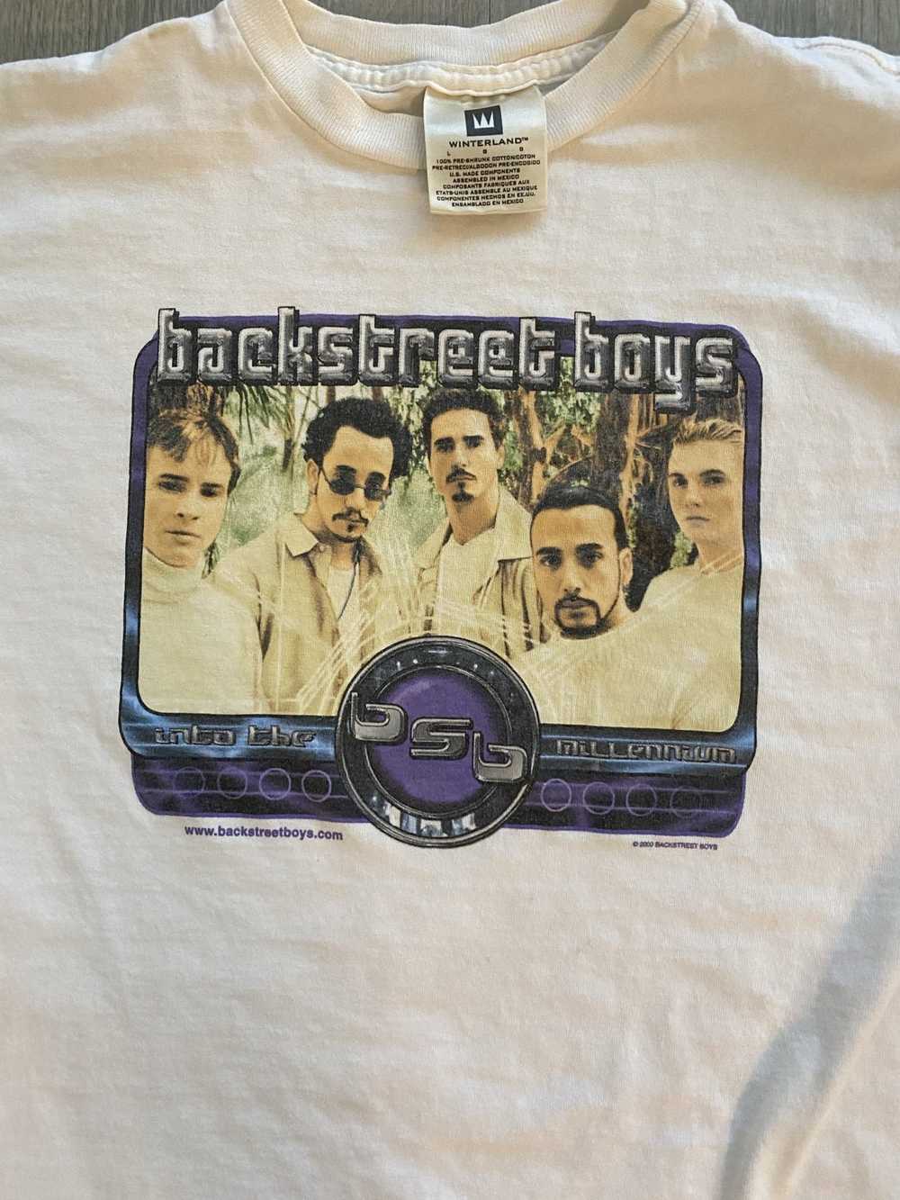 Vintage Back Street Boys Rare 2000 Millennium Tsh… - image 1