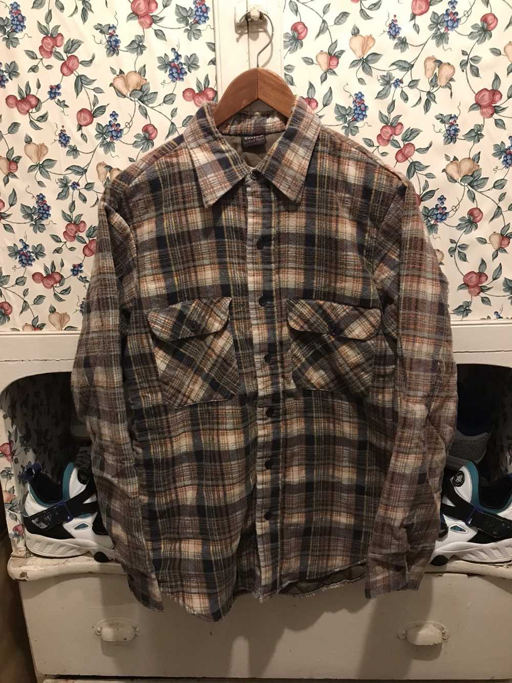 Vintage Vintage 90s Sutton Flannel Shirt - image 1