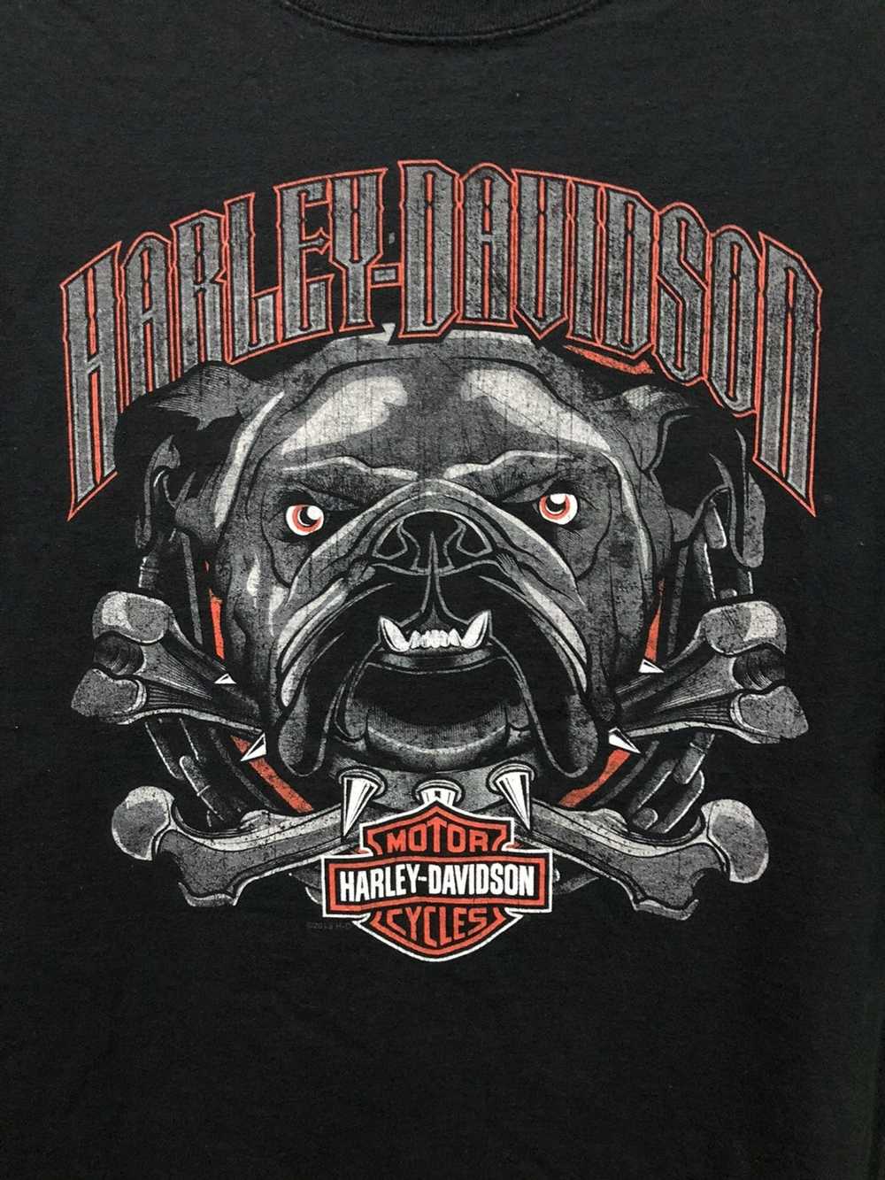 Harley Davidson × Vintage Vintage 2013 Bulldog/Jo… - image 2