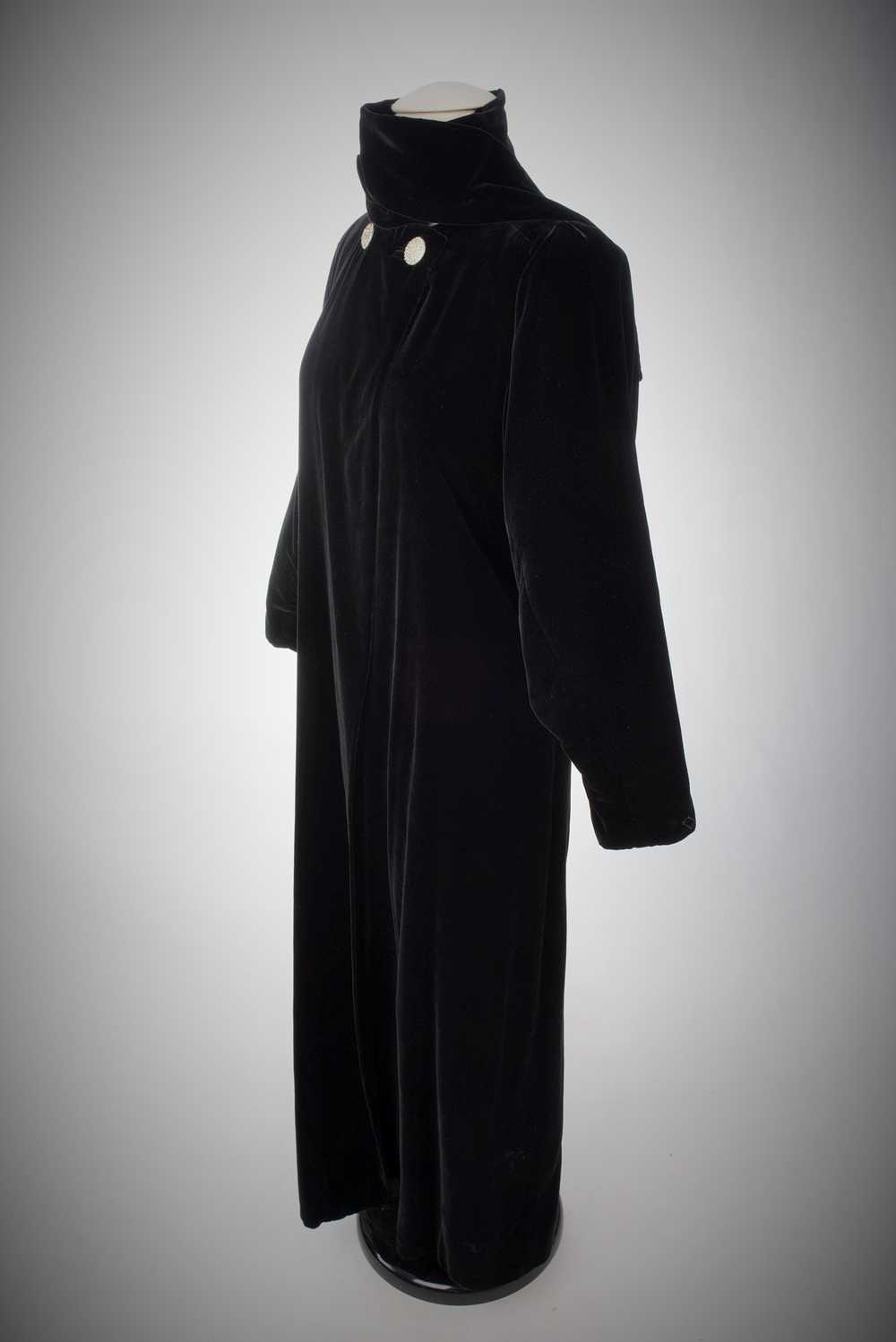 Velvet Evening Coat by Lucien Lelong Circa 1937 - image 11