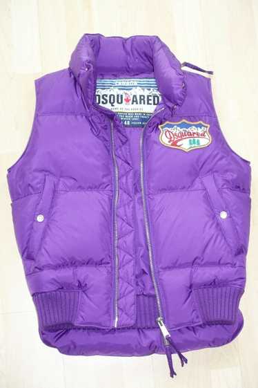 Dsquared2 Org. DSQUARED down vest in purple 48/M