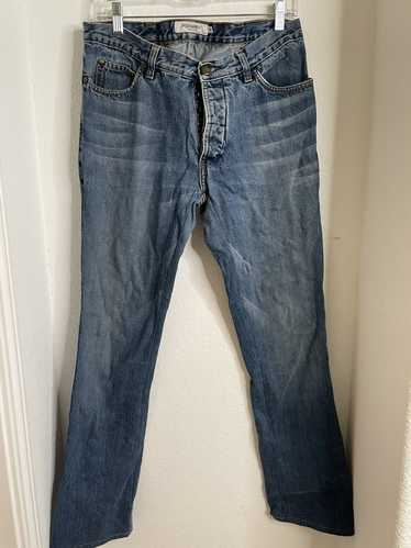 Verwaschene Jeans mit wellenförmiger Silhouette - Ready to Wear 1AB4SM
