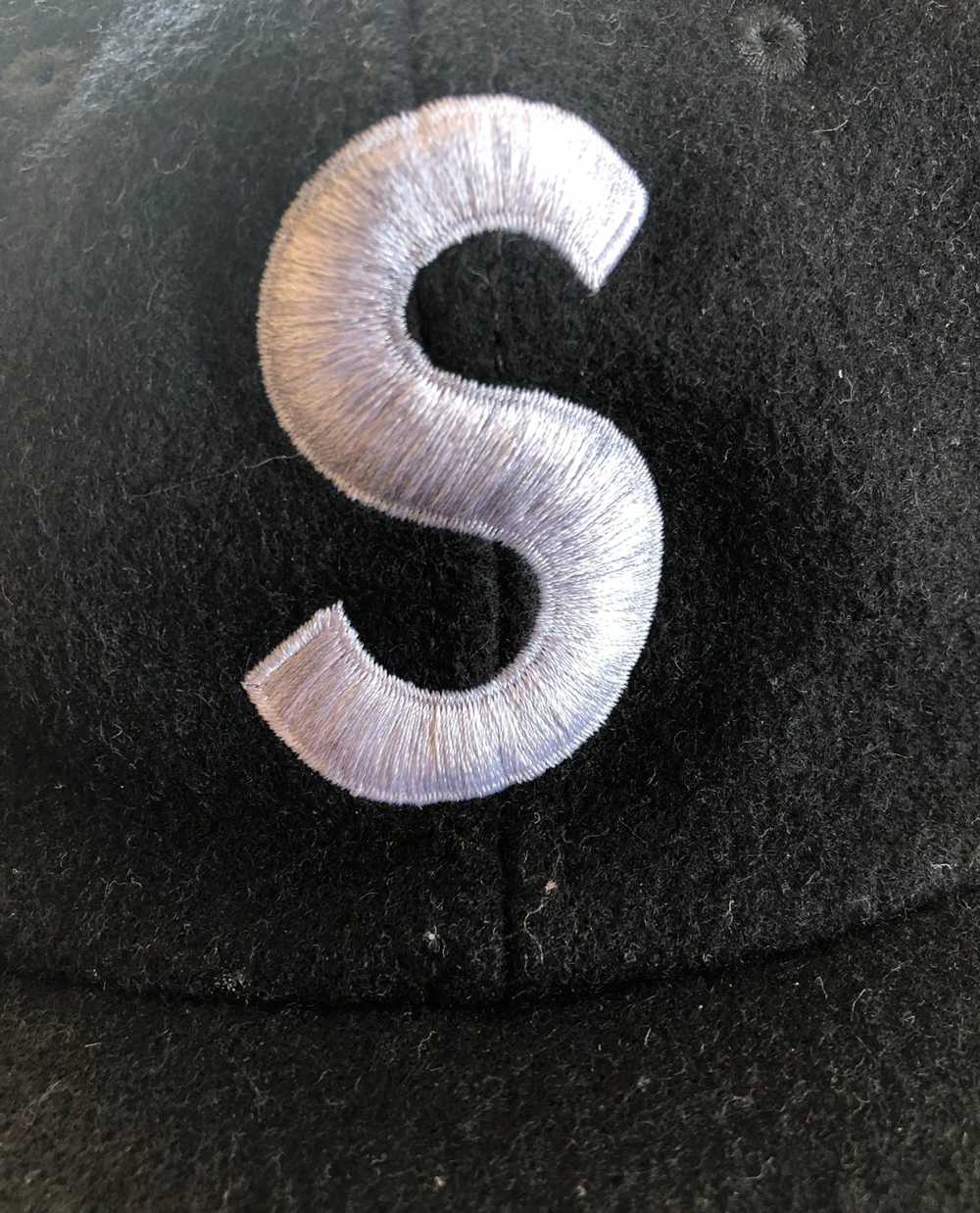 Supreme Supreme Wool S Logo Cap Black FW15 - image 3