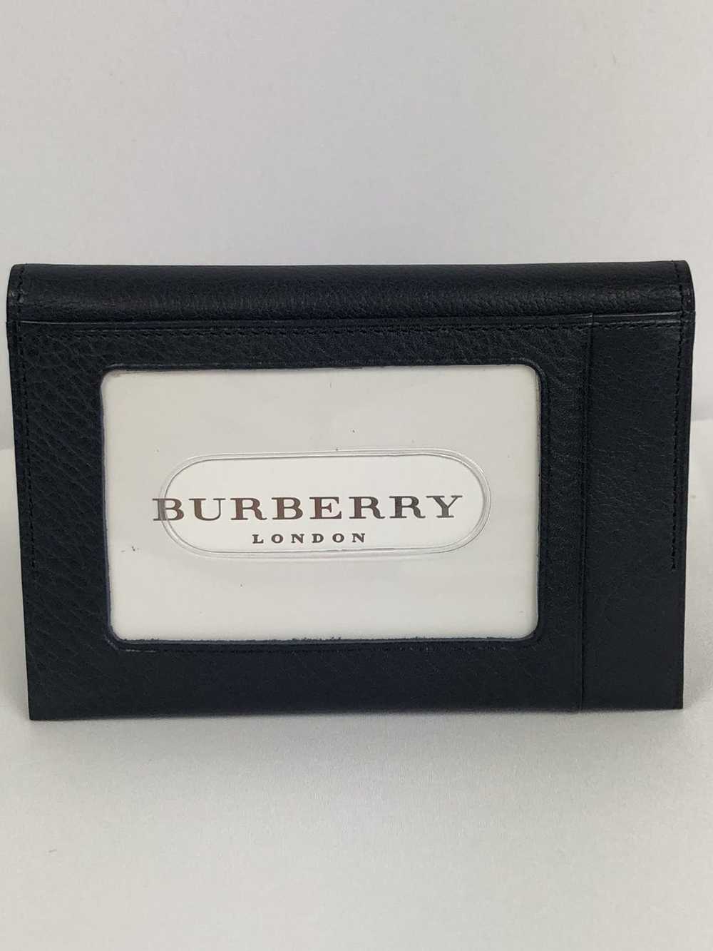 Burberry Business Card Holder 4074466 Brown Leather Plaid Case Burberry  Auction