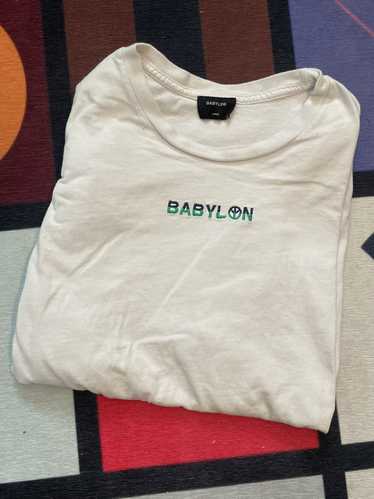 Babylon Babylon LA Embroidered Logo Tee White