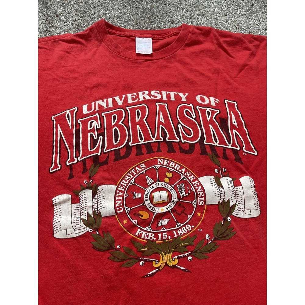 Vintage Vintage 90’s XL University Nebraska Cornh… - image 5