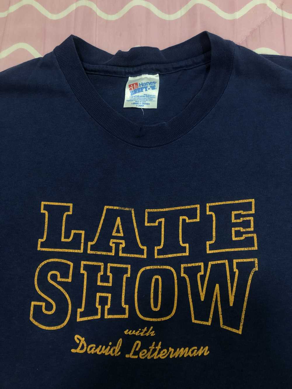 Free shipping.!!! Vintage 90’s Late Show David Le… - image 1