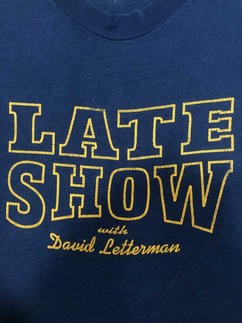 Free shipping.!!! Vintage 90’s Late Show David Le… - image 5