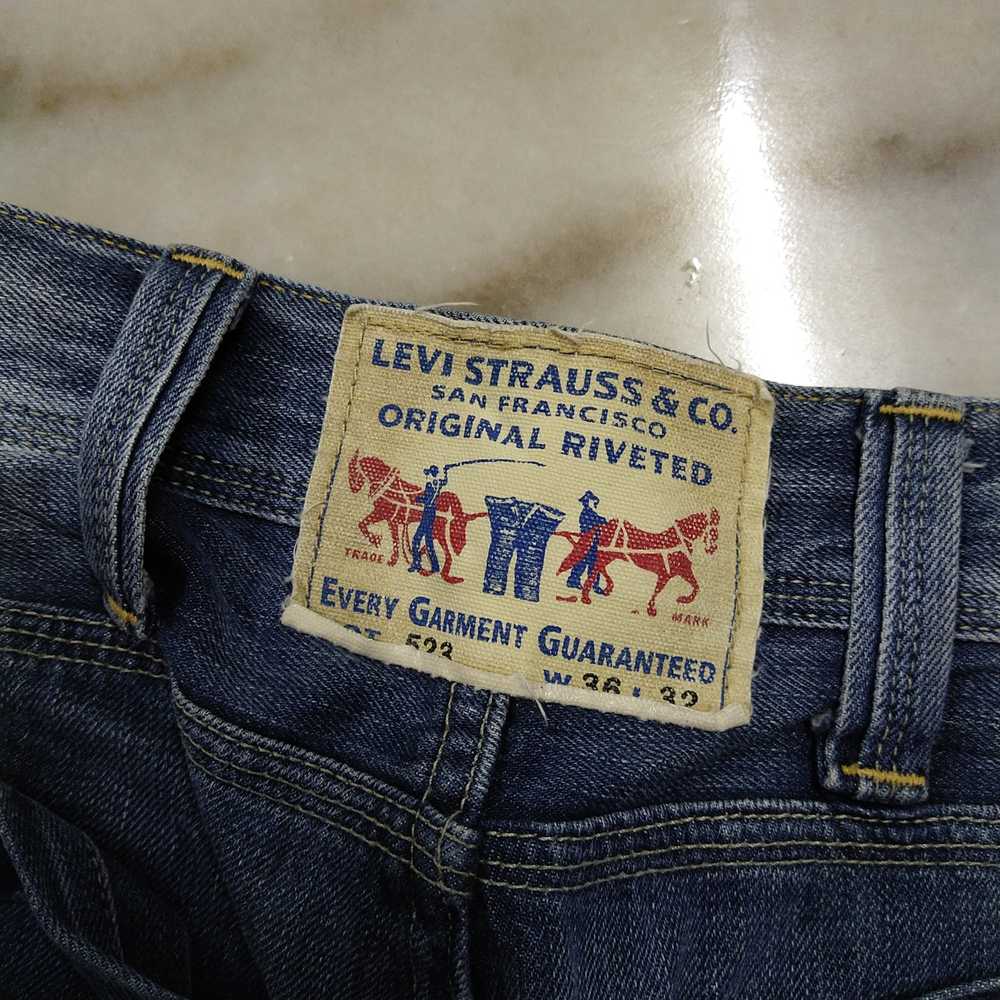 Distressed Denim × Levi's × Streetwear Levis 523 … - image 7