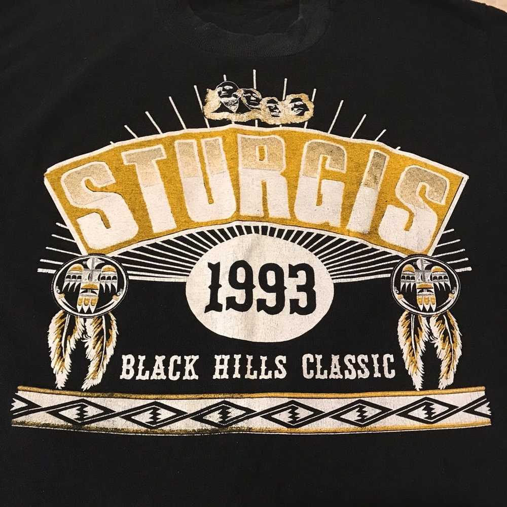 Harley Davidson × Vintage Vintage 1993 Black Hill… - image 3