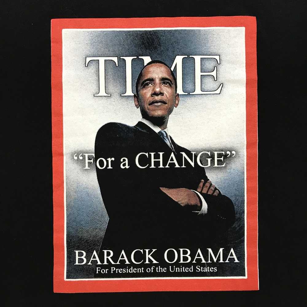 Obama × Rap Tees × Vintage BARACK OBAMA 2008 Vint… - image 4