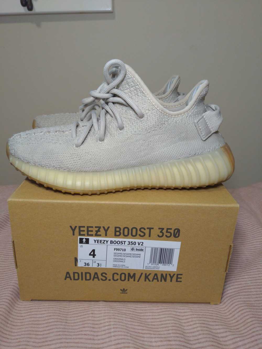 Adidas × Kanye West Yeezy boost 350 V2 sesame - s… - image 3