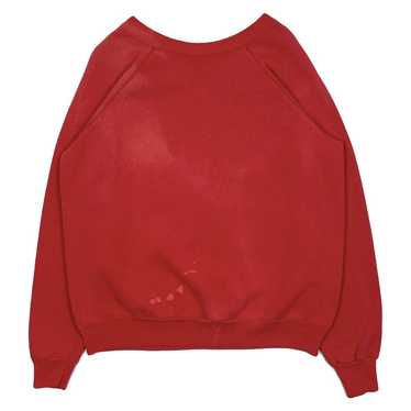 Mudd Jeans Girls Athletics Fleece Sweater Y2K Sporty Monkey White Red 90's