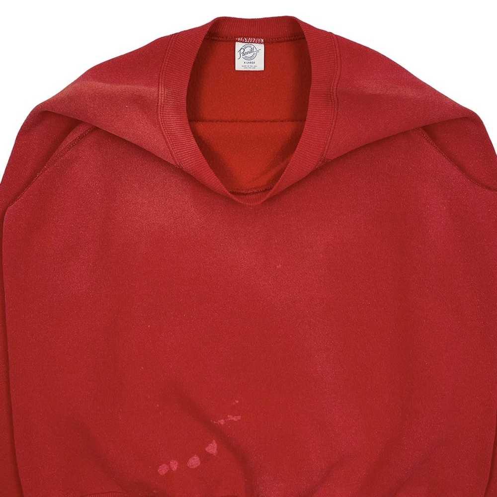 Vintage 1990’s Blank Red Sweatshirt - image 3