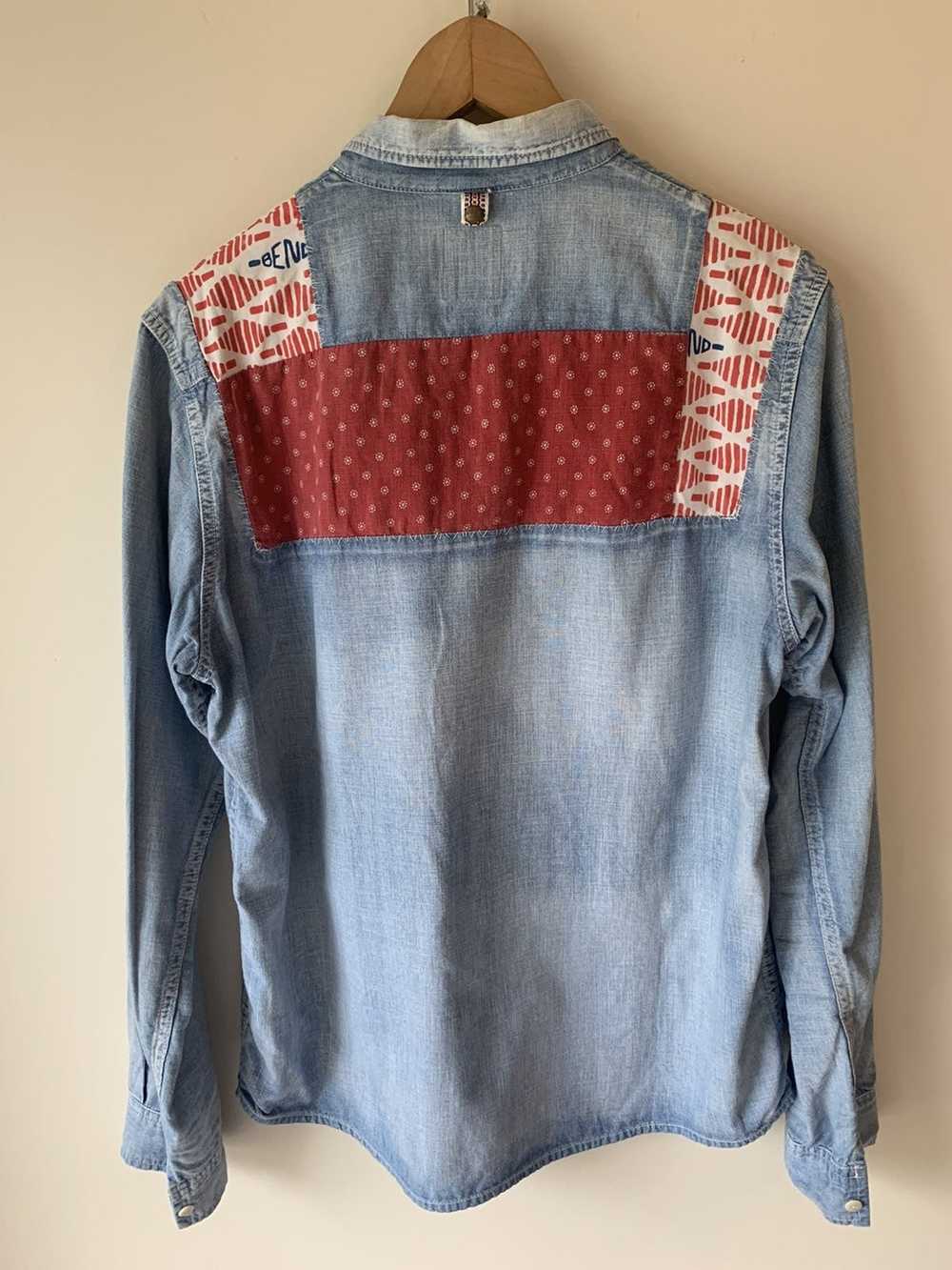 Visvim Visvim Granger Patchwork Chambray Shirt - image 8