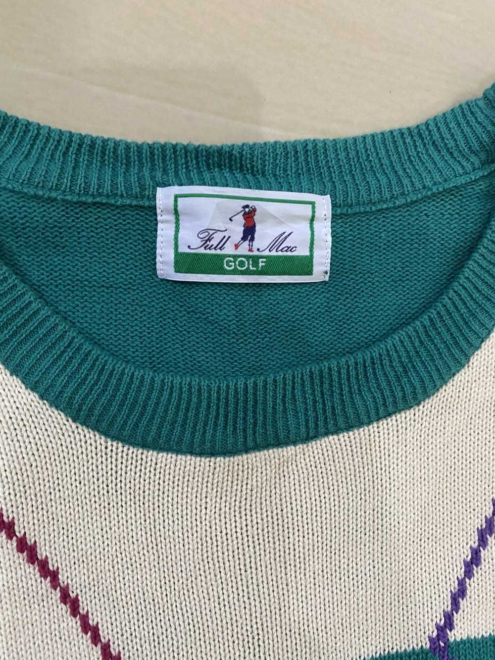 Japanese Brand × Vintage Full Mac Golf Knitwear S… - image 3