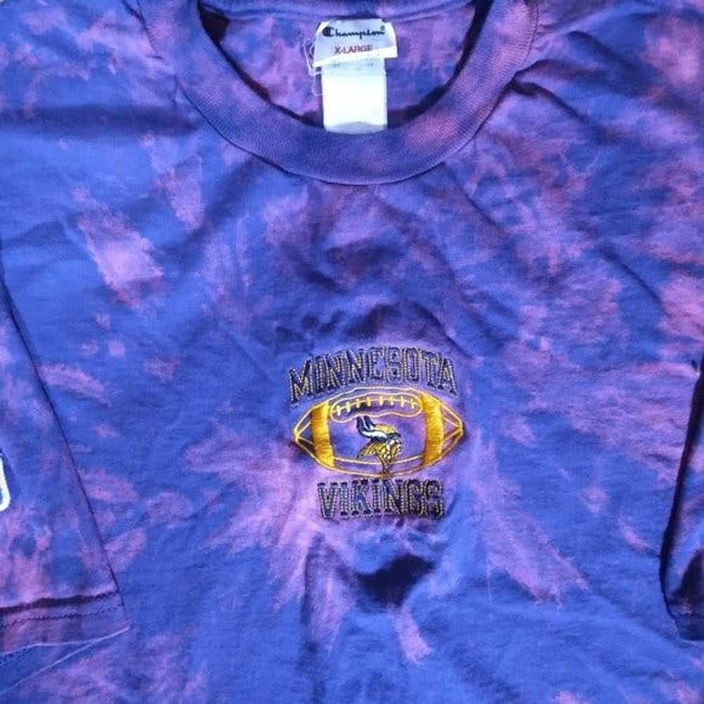 CustomCat Minnesota Vikings Retro NFL Tie-Dye Shirt SpiderPurple / 2XL