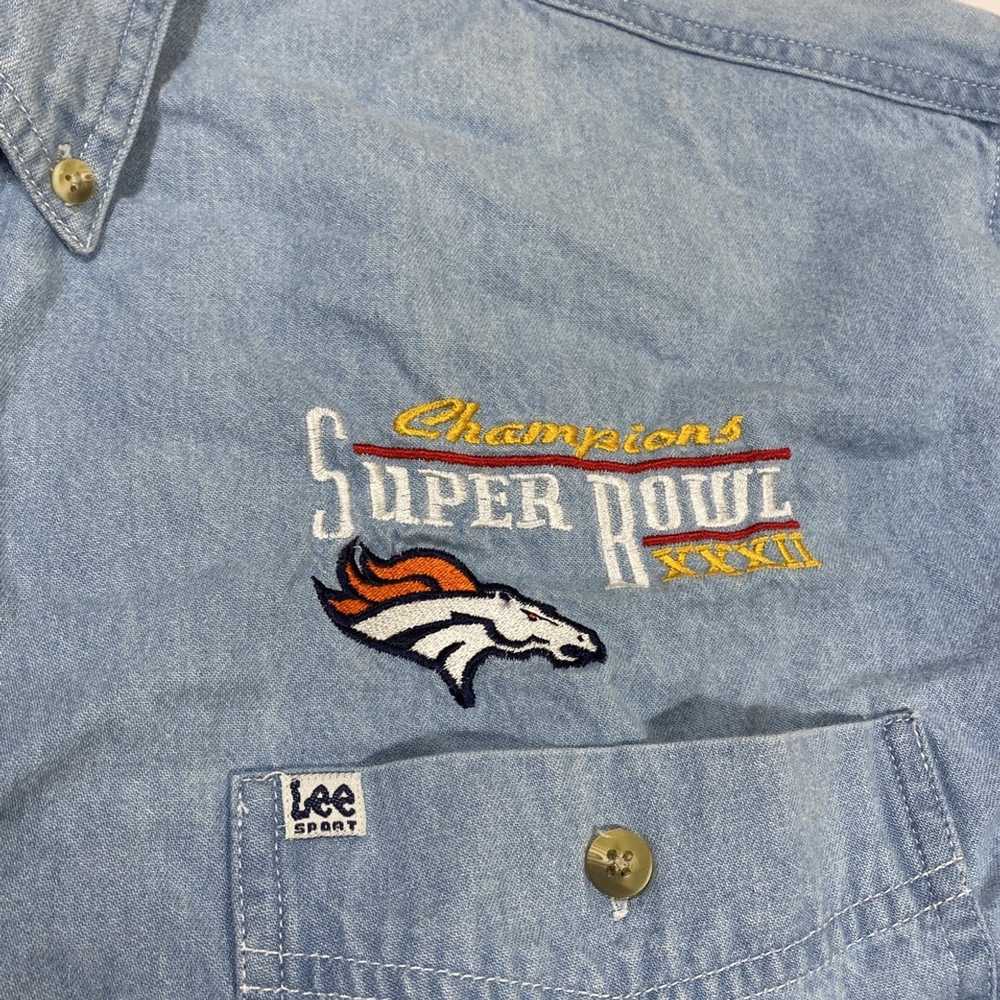 Lee × NFL × Vintage Vintage Lee Sport Button Up N… - image 6