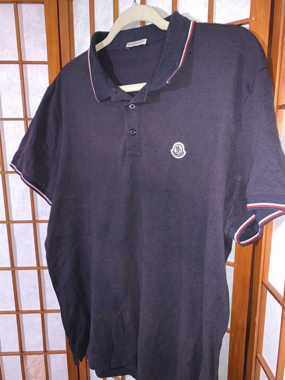 Moncler MONCLER MAGLIA POLO MANICA Distressed ble… - image 2