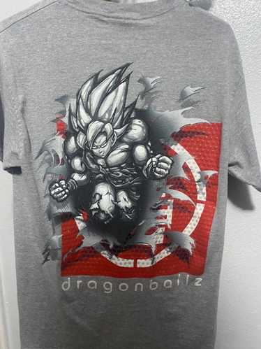 Dragon Ball Z Japanese Anime Characters T-shirt Toei Animation DBZ Gray  Size XL