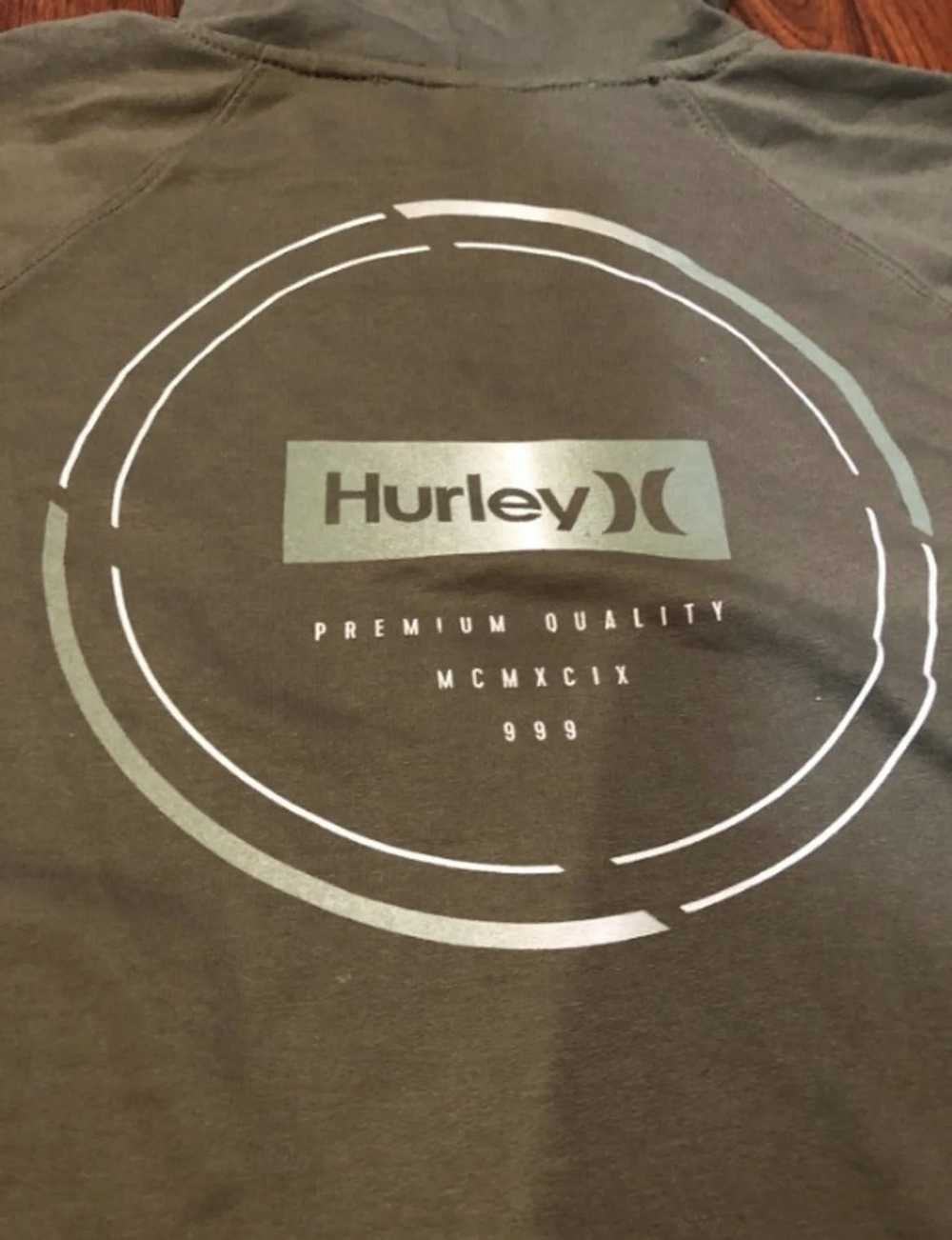 Hurley HURLEY OLIVE LIGHTWEIGHT HOODIE SZ XL - image 5