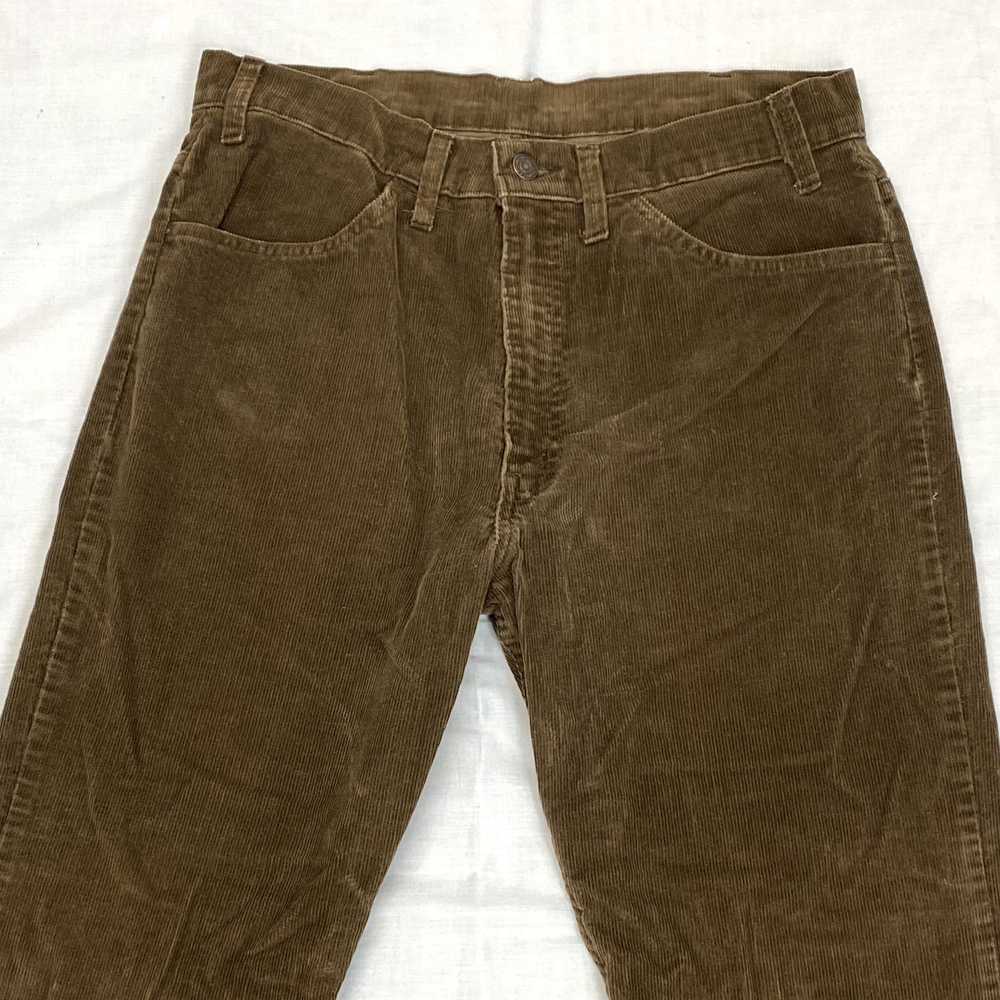 1970s Levi's 519 straight leg corduroy pants tag size… - Gem