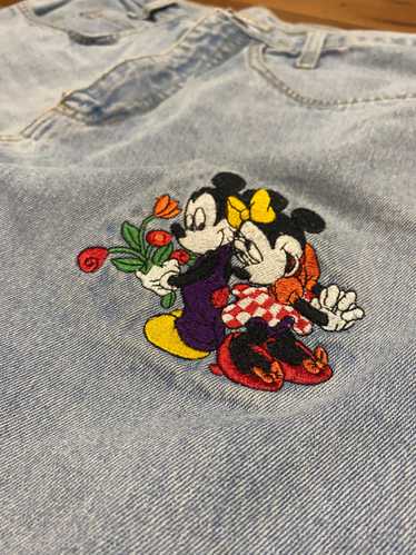 Mickey Mouse Denim Shorts