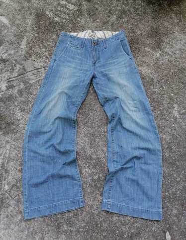 Deep Blue Made In Japan Nice Design Denim Jeans - image 1