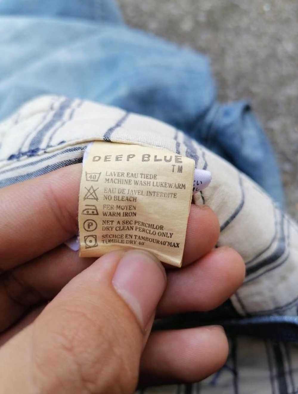 Deep Blue Made In Japan Nice Design Denim Jeans - image 6