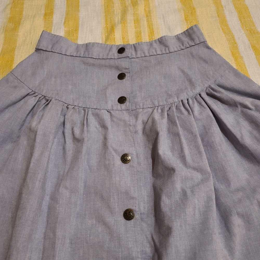 Vintage Chambray Playmate Midi skirt - image 2