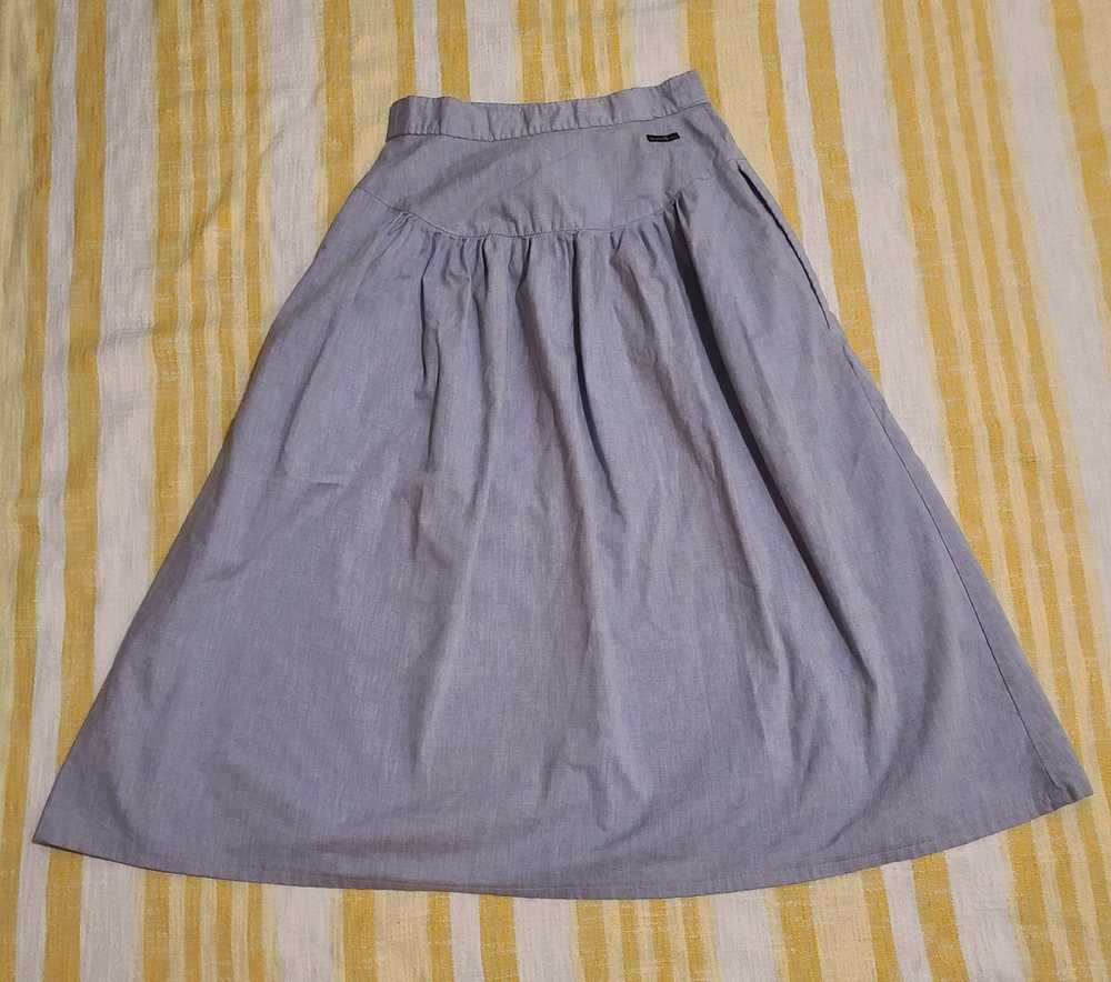 Vintage Chambray Playmate Midi skirt - image 3