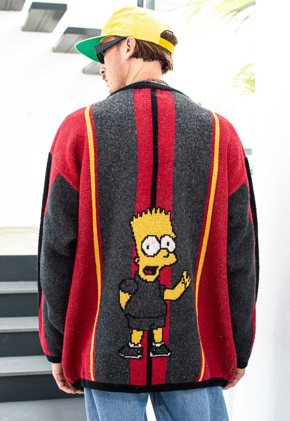 Vintage RARE 1998 Bart Simpson oversize jumper - image 6
