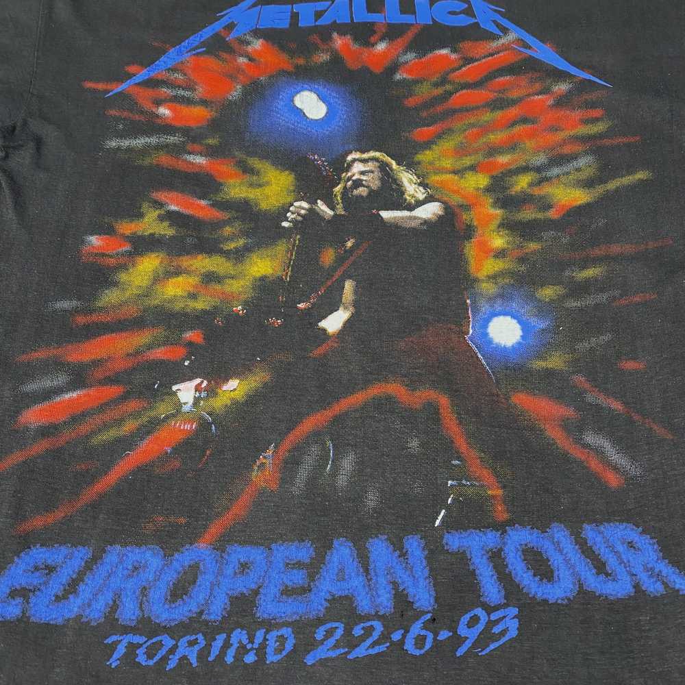 Vintage 1993 Metallica ‘European Tour in Torino’ … - image 6