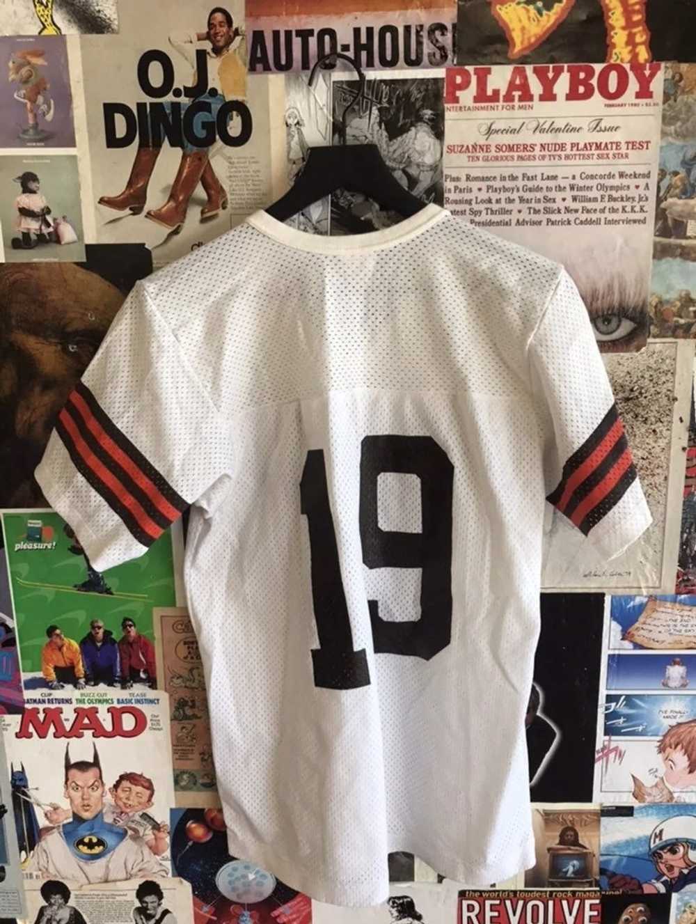 Vtg Logo7 BERNIE KOSAR #19 Cleveland Browns Jersey Mens XL sz 50