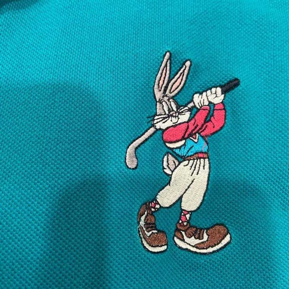 Vintage VTG 1999 Bugs Bunny Golfing Polo - image 2