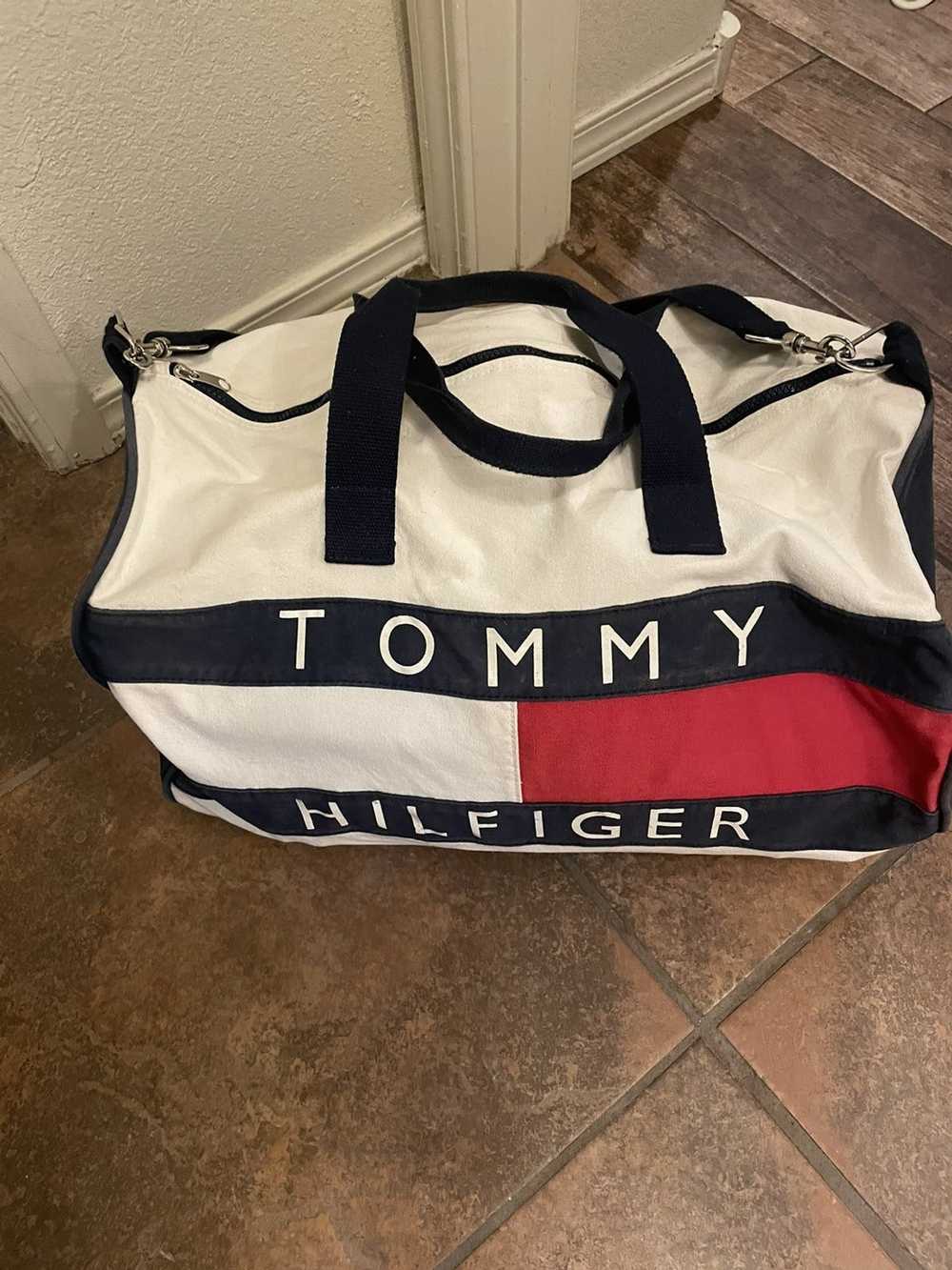 Tommy Hilfiger vintage 90’s tommy hilfiger duffel… - image 2