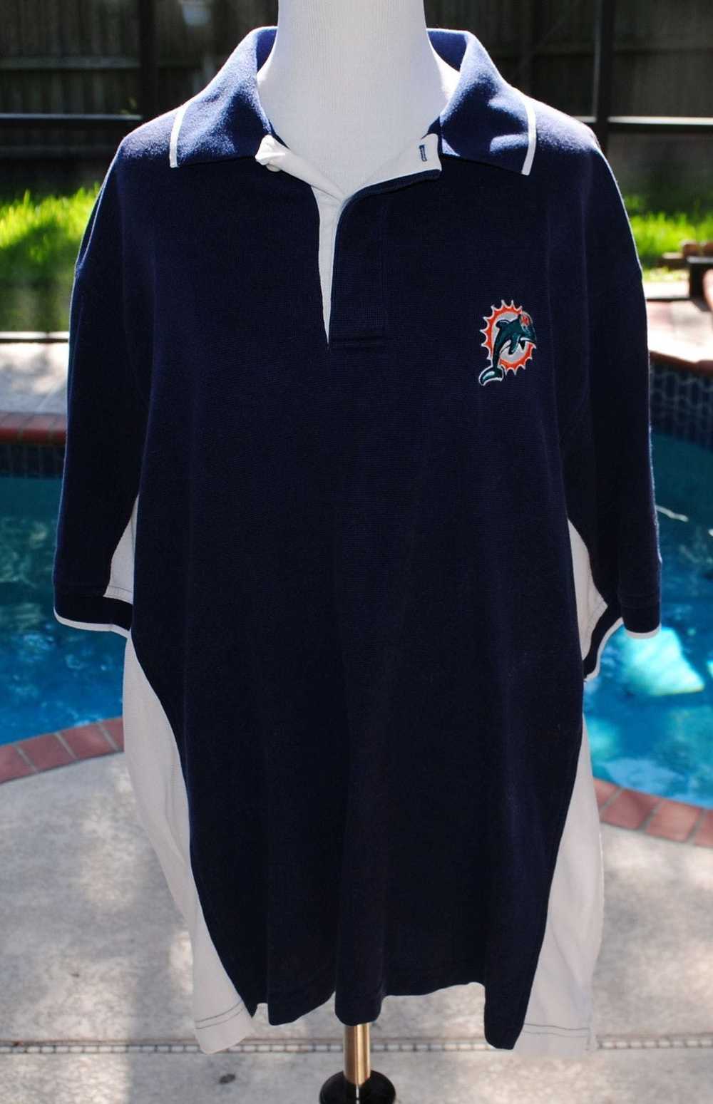 Reebok Very nice vintage Miami Dolphins Polo Shir… - image 1