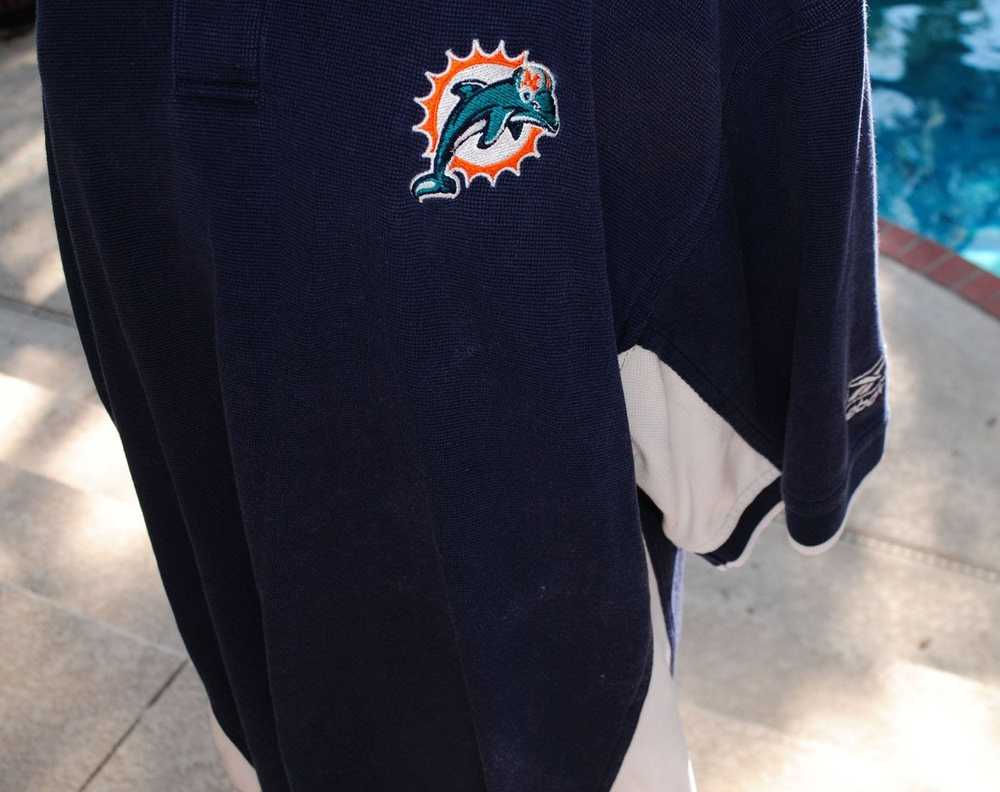 Reebok Very nice vintage Miami Dolphins Polo Shir… - image 2