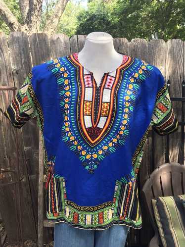 Streetwear × Vintage African Dashiki Cotton Hippie