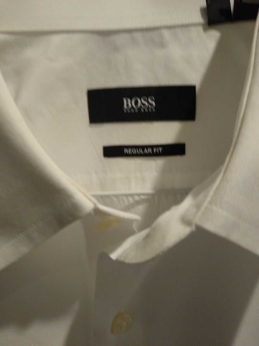 Hugo Boss 100% Cotton Regular Fit Straight Collar… - image 3