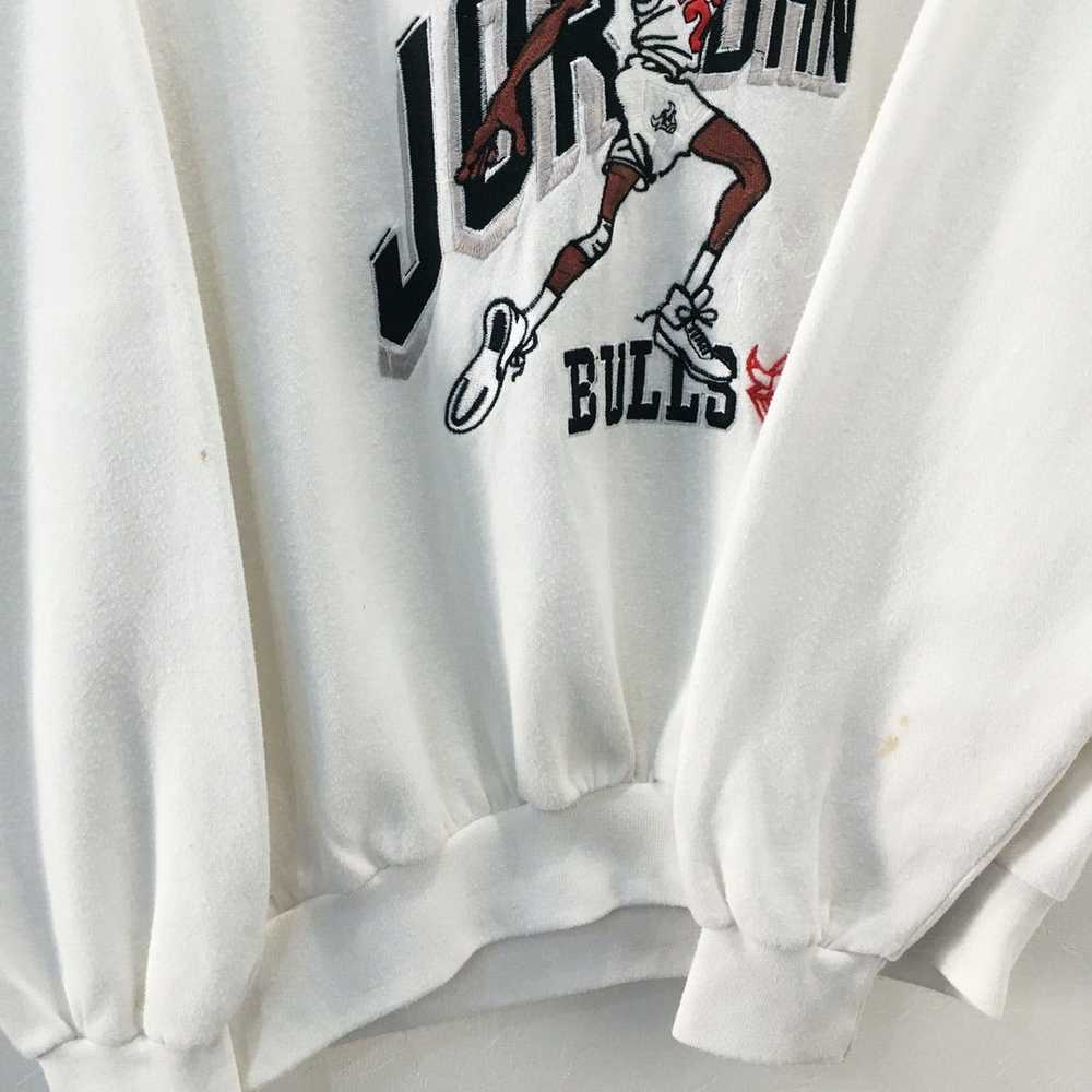 NBA × Vintage VTG MICHAEL JORDAN EMBROIDERED Nba … - image 5