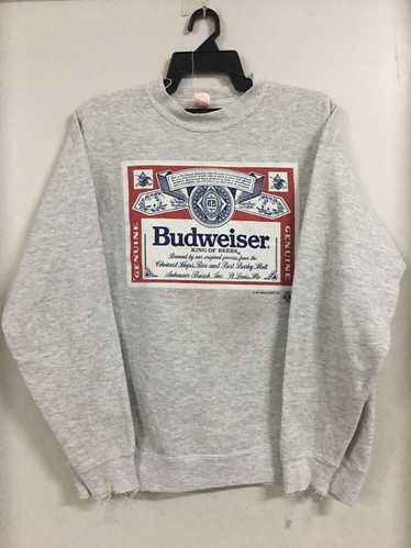 Artek × Budweiser Vtg 80s BUDWEISER Sweatshirt Pul