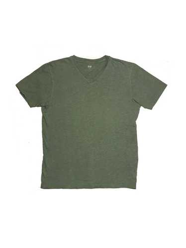 Uniqlo Uniqlo V Neck Supima Cotton T Shirt Tee Bla