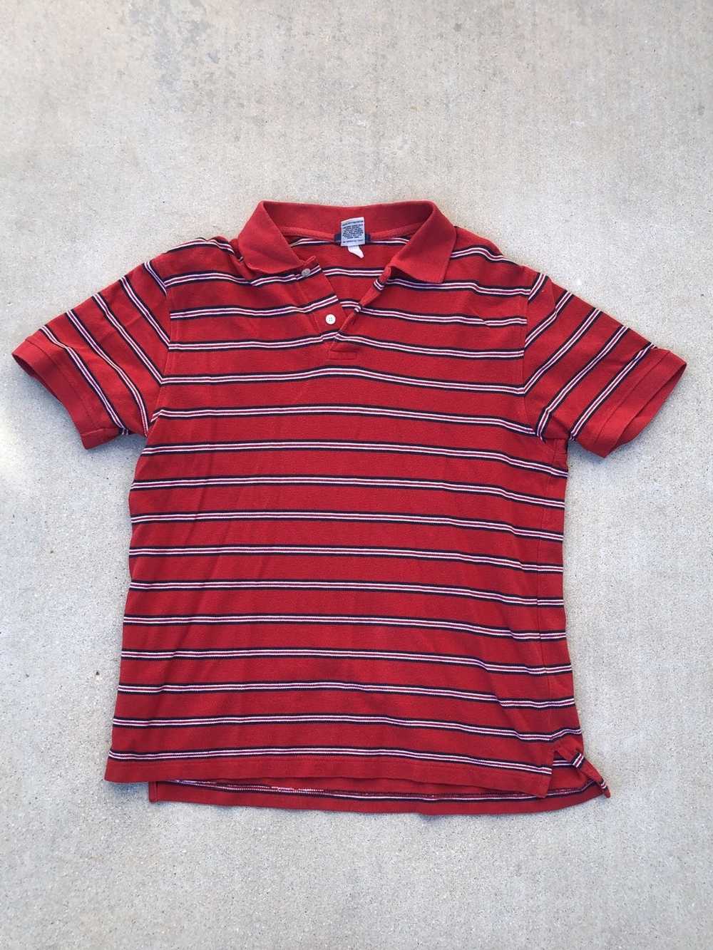 Old Navy Red Plaid Polo - image 1